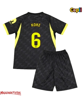 Atletico Madrid Koke #6 Echipament de Fotbal Replică 2026-27 Copii Deplasare (+ Șorturi)